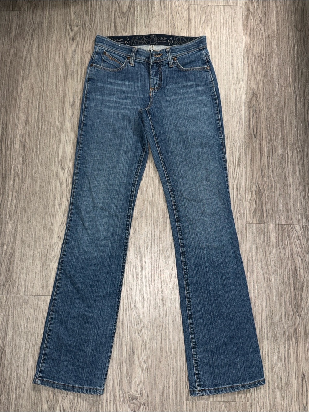 Wrangler Blue Flare Jeans for Women